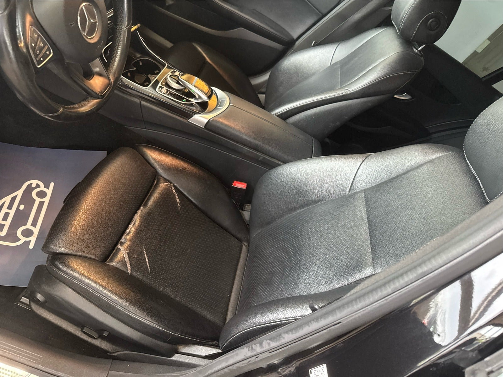 Sort Mercedes C220 d fra 2016