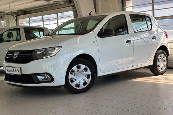 Hvid Dacia Sandero fra 2017
