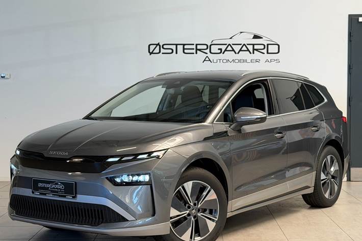 Grå Skoda Enyaq fra 2026