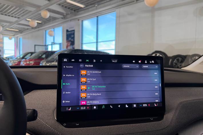 Sort Skoda Enyaq fra 2026