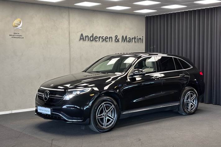 Sort Mercedes EQC 400 fra 2021
