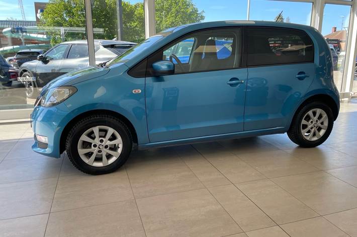 Blå Skoda Citigo fra 2019