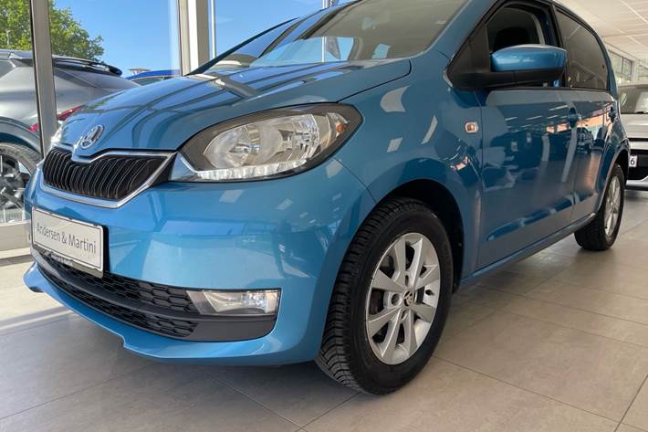 Blå Skoda Citigo fra 2019
