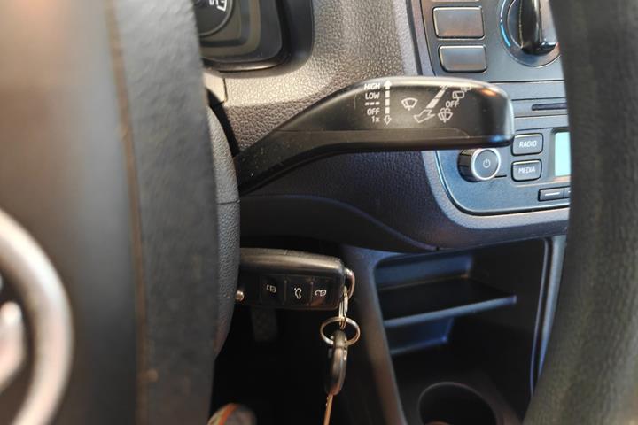 Gul Skoda Citigo fra 2012