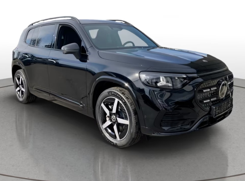 Sort Mercedes GLB250+ fra 2026 set udefra