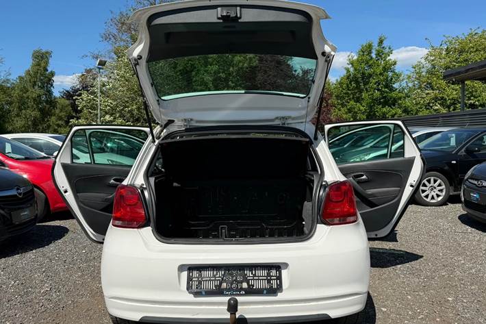 Hvid VW Polo fra 2011