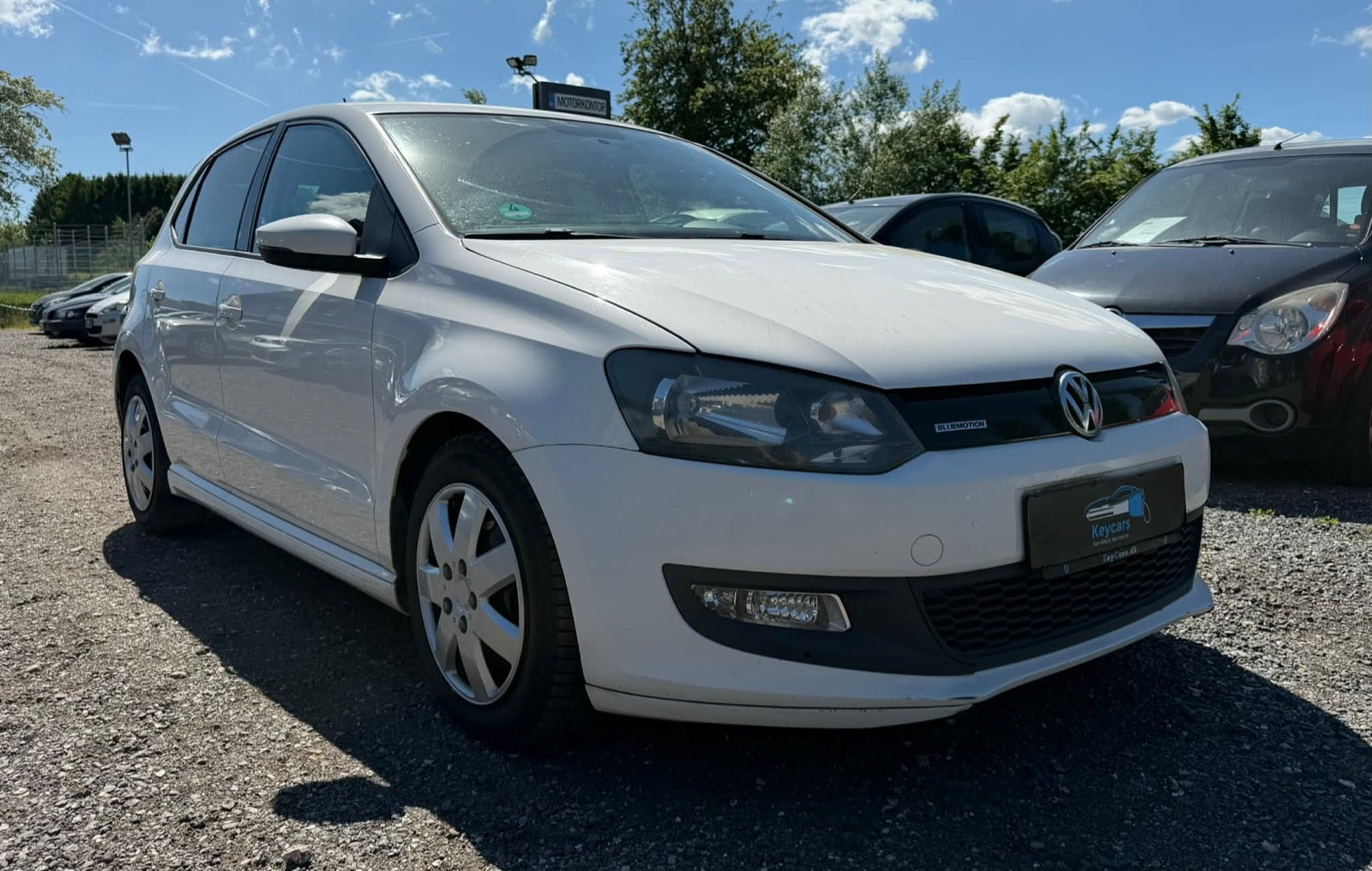 Hvid VW Polo fra 2011