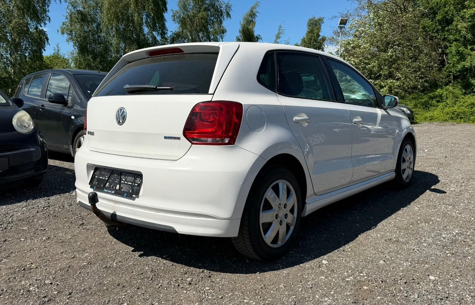 Hvid VW Polo fra 2011