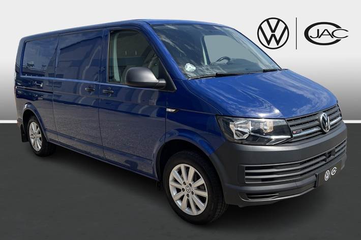 Blå VW Transporter fra 2018