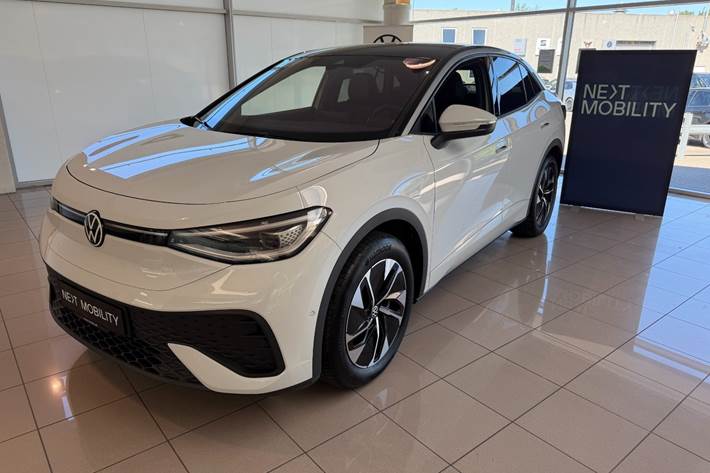 Hvid VW ID.5 fra 2025 set udefra