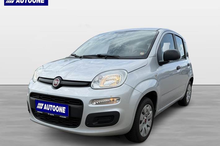 Sølv Fiat Panda fra 2012