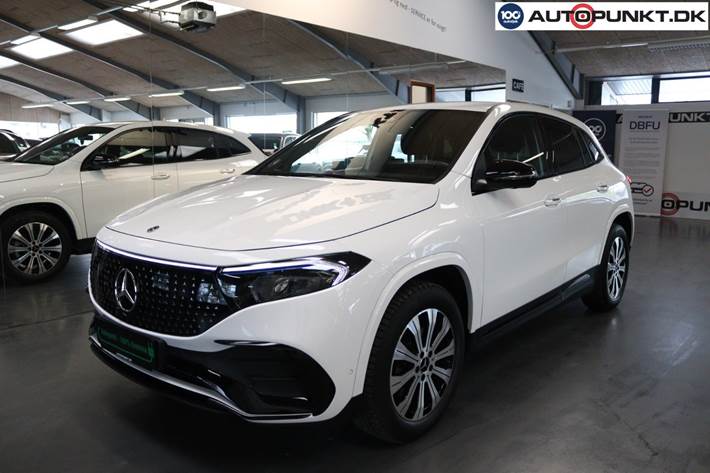 Hvid Mercedes EQA350 fra 2024