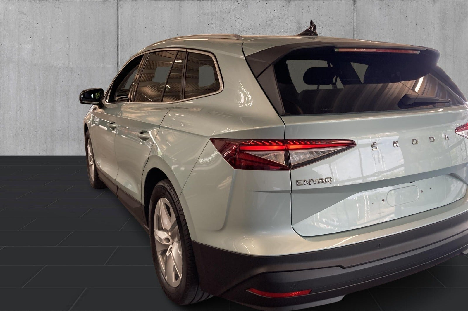 Grøn Skoda Enyaq fra 2021