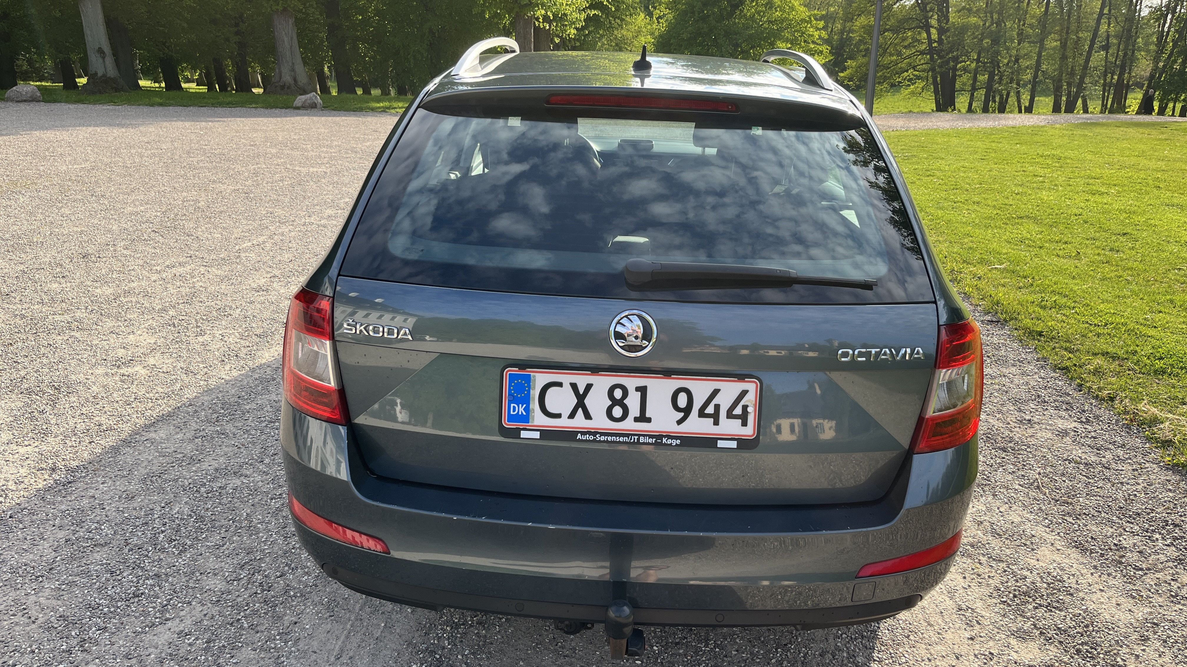 Grå Skoda Octavia fra 2016