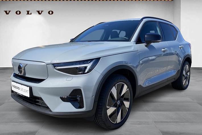 Grå Volvo EX40 fra 2025
