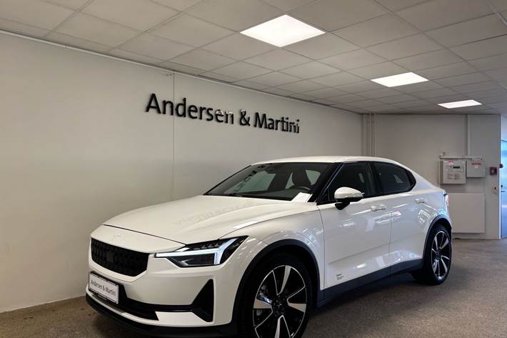 Hvid Polestar 2 fra 2023