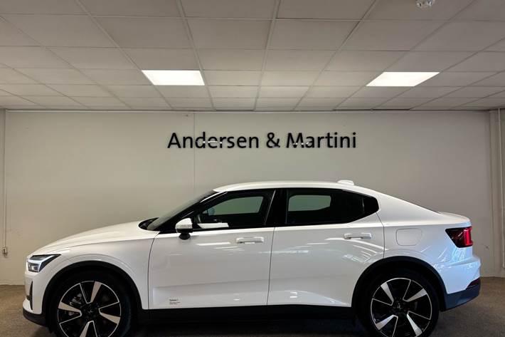 Hvid Polestar 2 fra 2023
