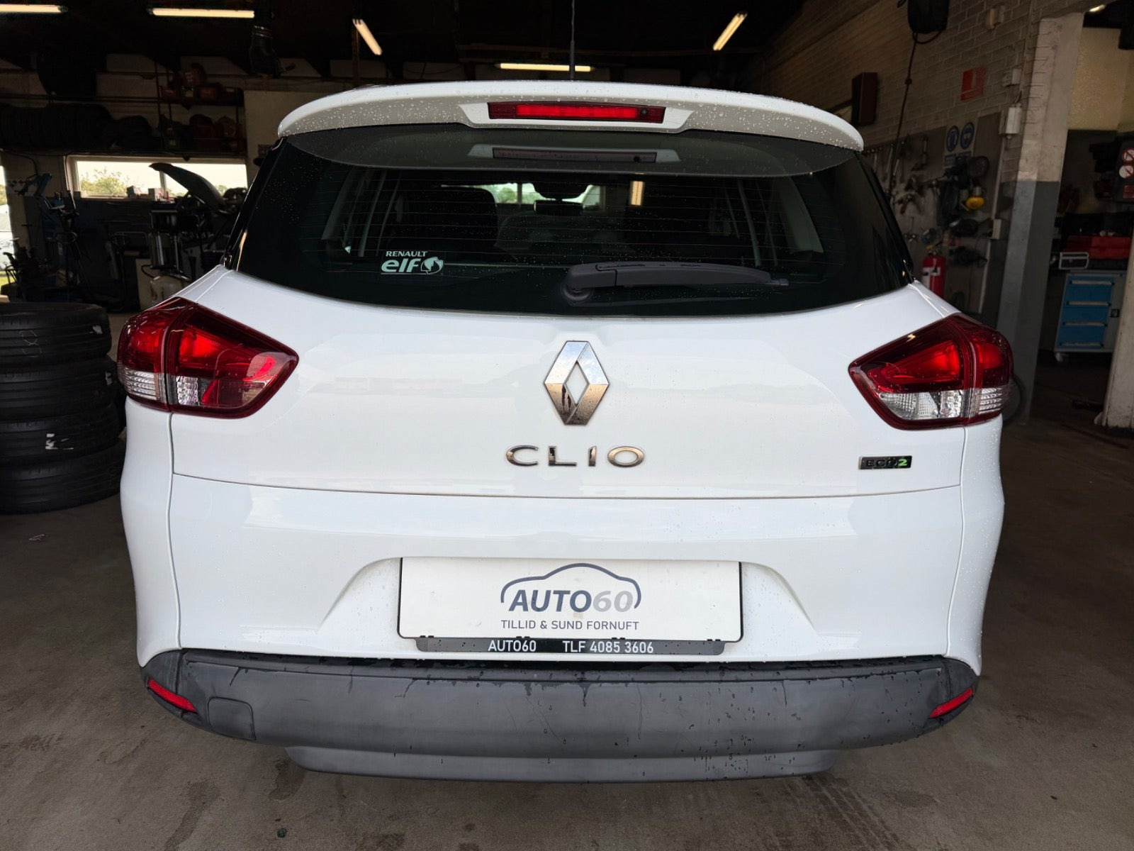 Hvid Renault Clio IV fra 2018