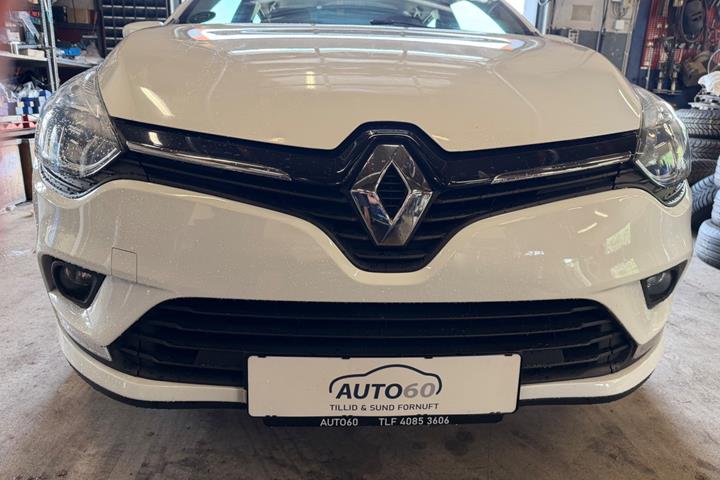 Hvid Renault Clio IV fra 2018