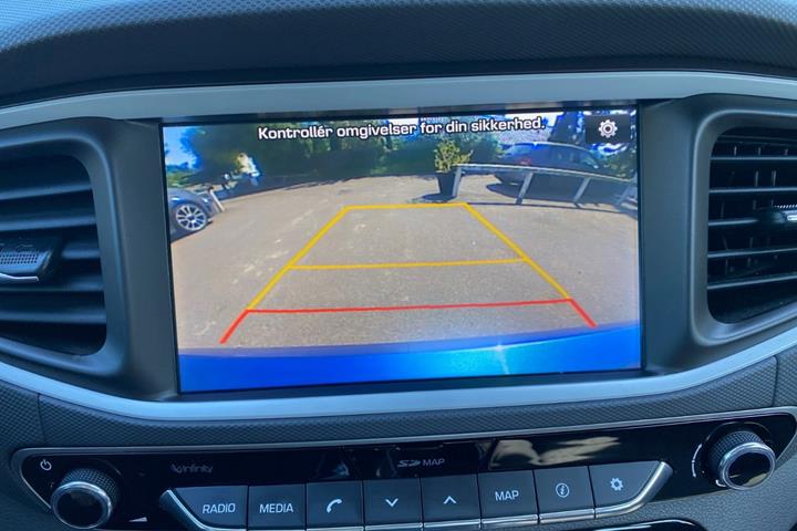Blå Hyundai Ioniq fra 2017