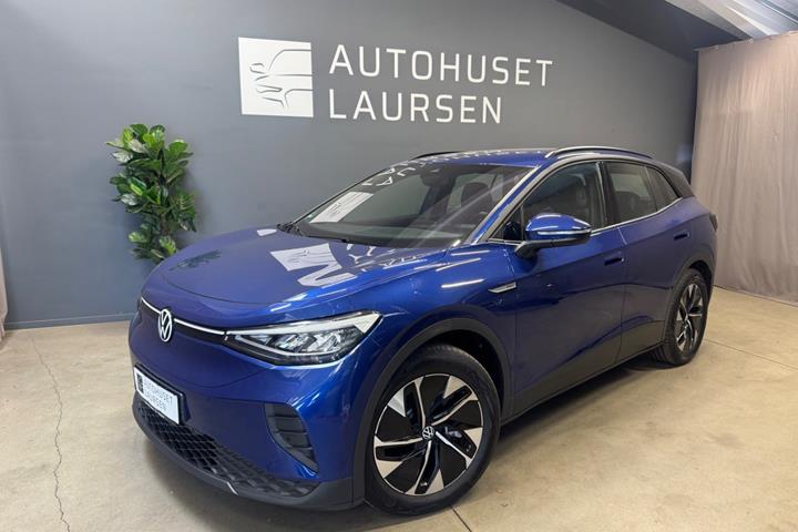 Blå VW ID.4 fra 2021 set udefra