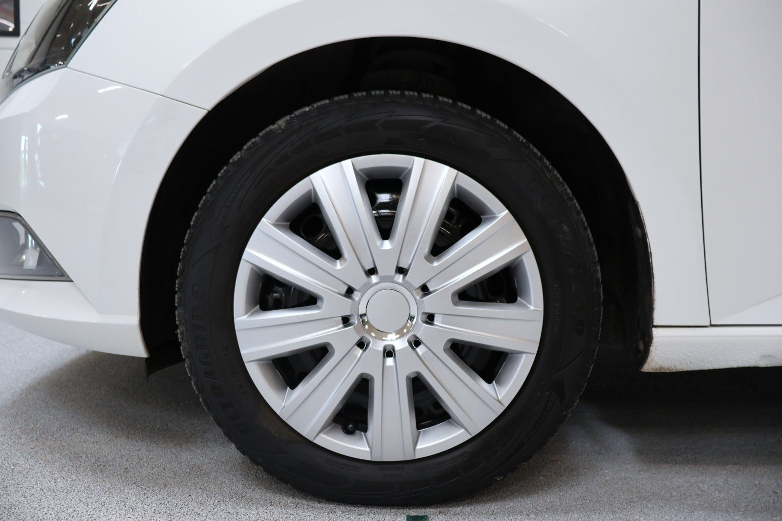 Hvid Skoda Fabia fra 2016