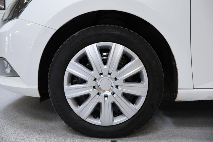 Hvid Skoda Fabia fra 2016