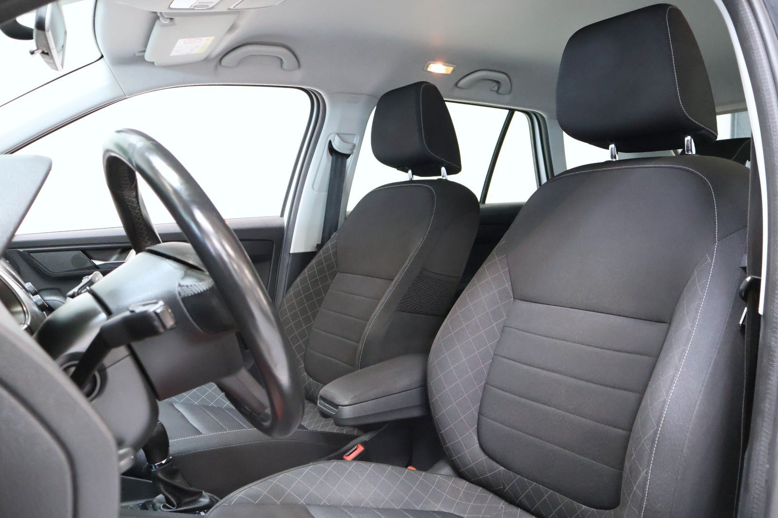 Hvid Skoda Fabia fra 2016