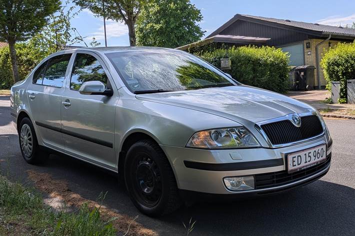 Sølv Skoda Octavia fra 2008
