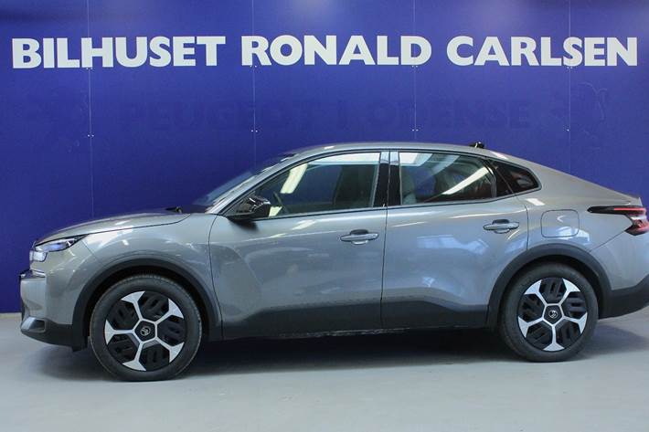 Grå Citroën ë-C4 X fra 2025