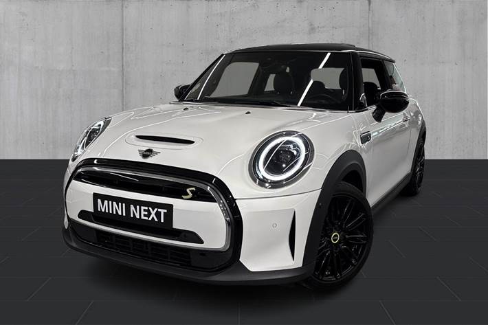 Hvid Mini Cooper SE fra 2023