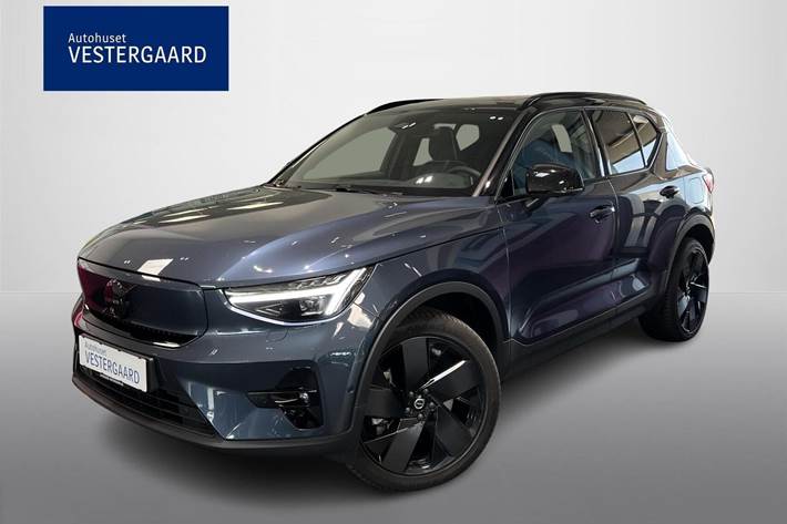 Blå Volvo EX40 fra 2026