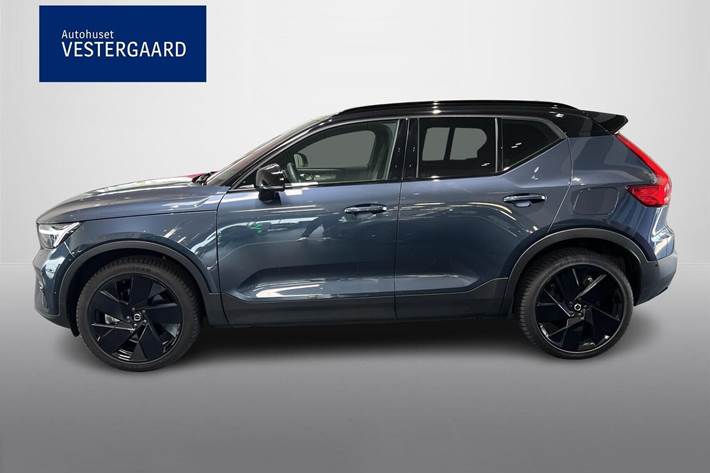 Blå Volvo EX40 fra 2026