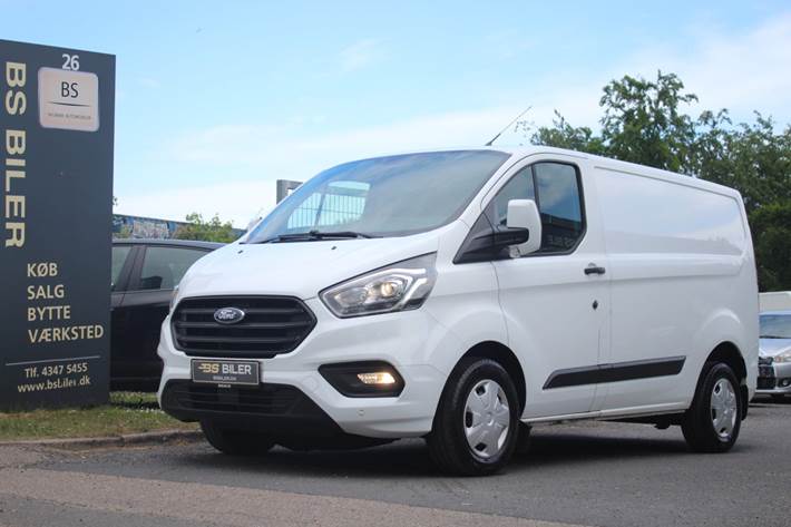 Hvid Ford Transit Custom 280 L1 fra 2020