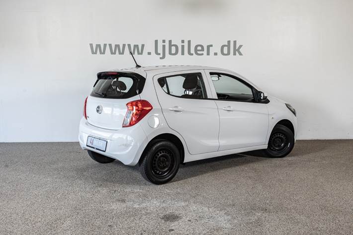 Hvid Opel Karl fra 2016
