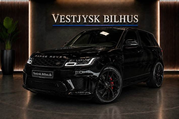 Sort Land Rover Range Rover sport fra 2018