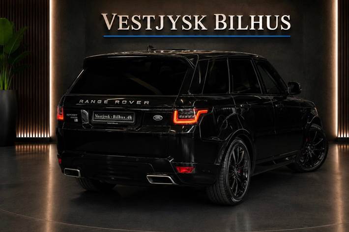 Sort Land Rover Range Rover sport fra 2018