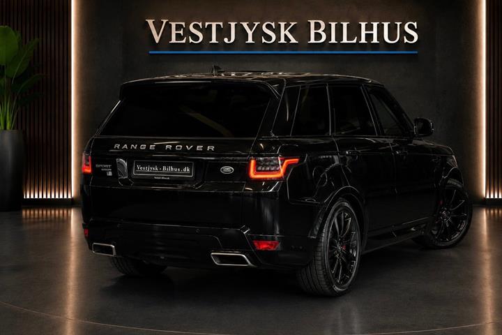 Sort Land Rover Range Rover sport fra 2018