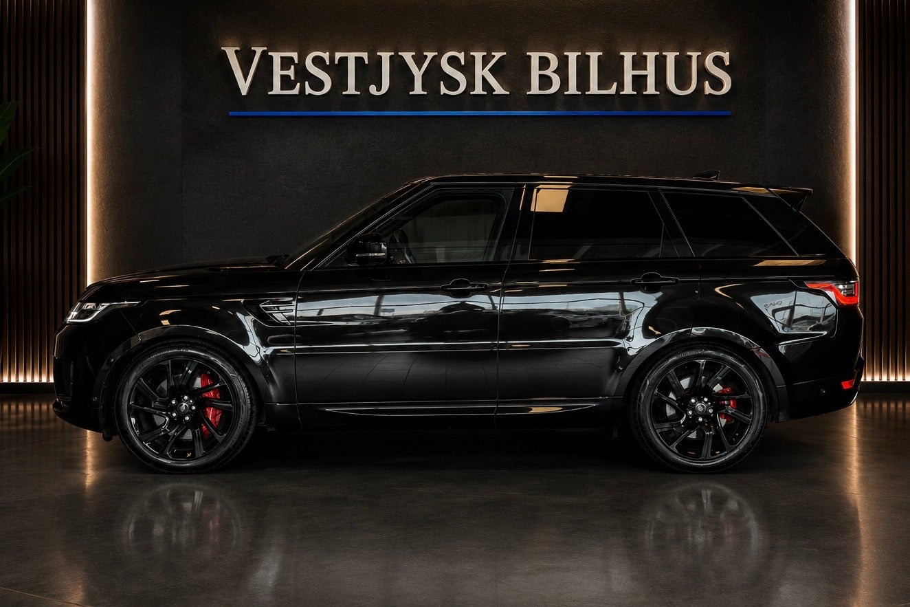 Sort Land Rover Range Rover sport fra 2018