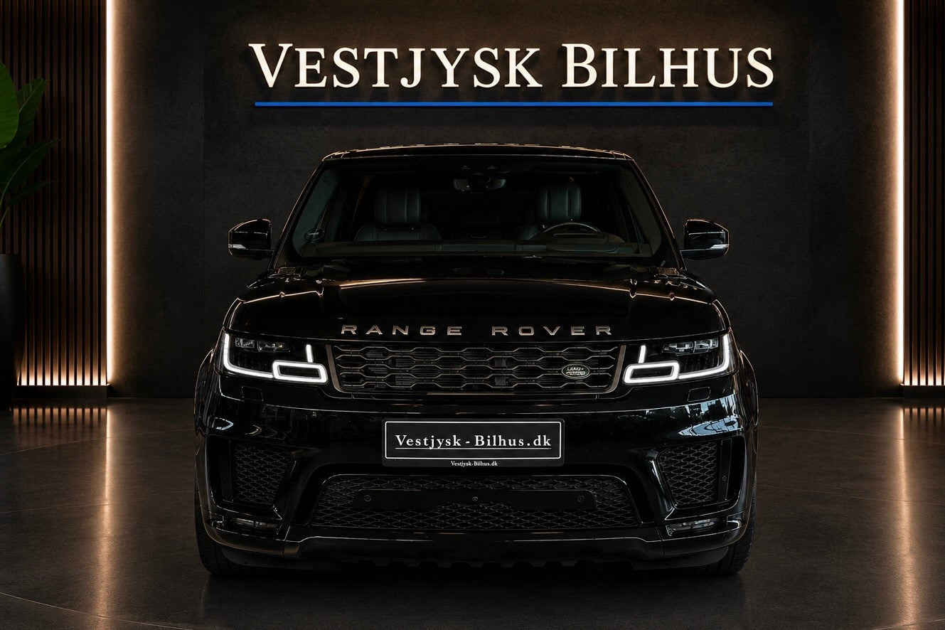 Sort Land Rover Range Rover sport fra 2018