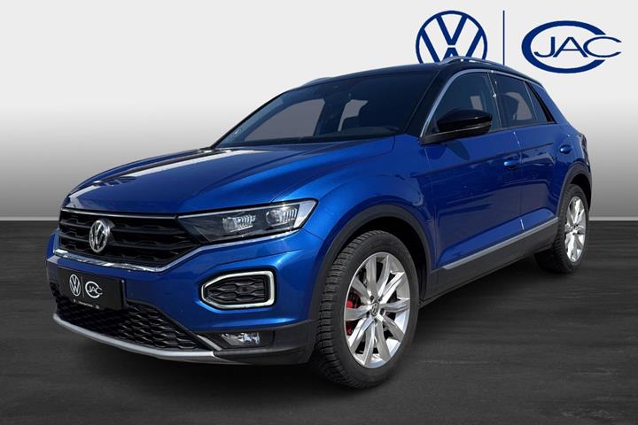 Blå VW T-Roc fra 2018