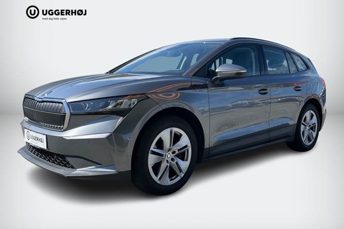 Grå Skoda Enyaq fra 2023
