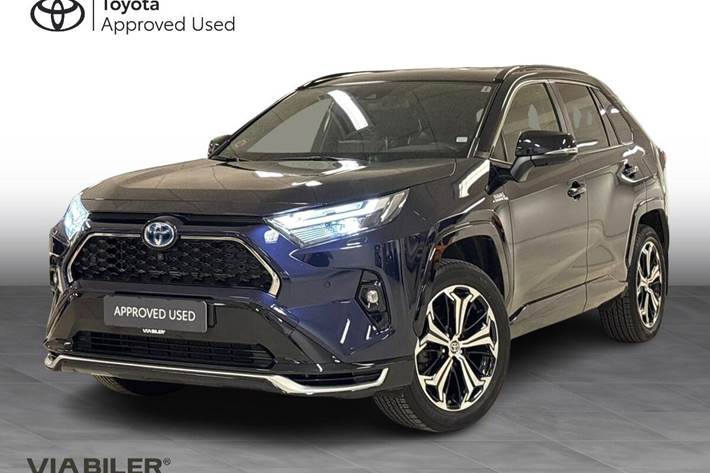 Blå Toyota RAV4 Plug-in fra 2022