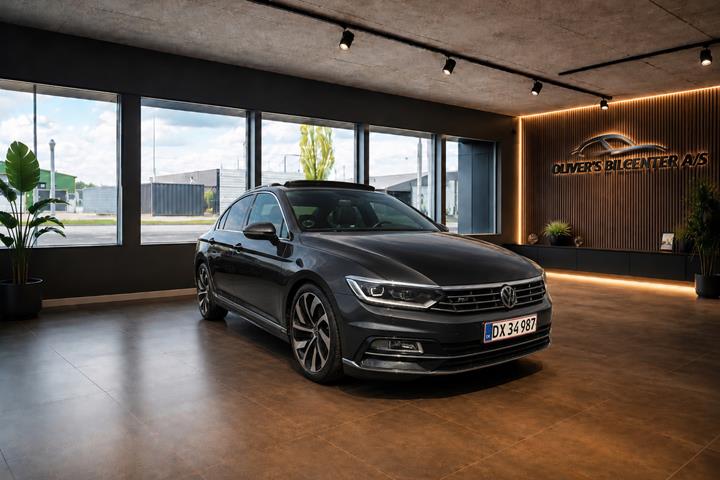 Sort VW Passat fra 2018