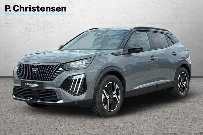 Grå Peugeot e-2008 fra 2025