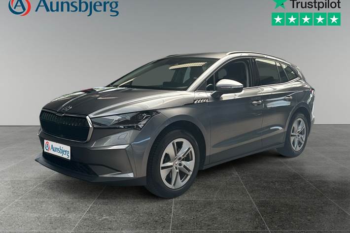 Grå Skoda Enyaq fra 2022
