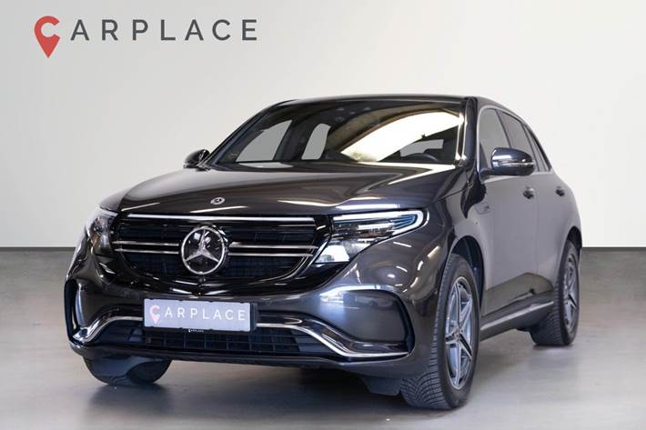 Grå Mercedes EQC400 fra 2020