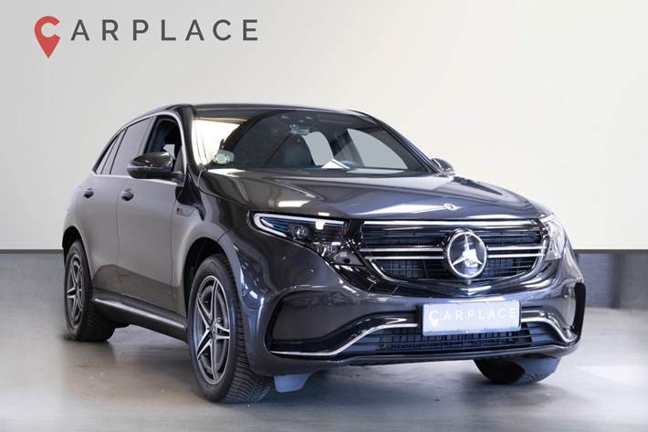 Grå Mercedes EQC400 fra 2020