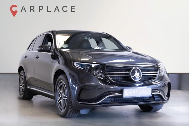 Grå Mercedes EQC400 fra 2020