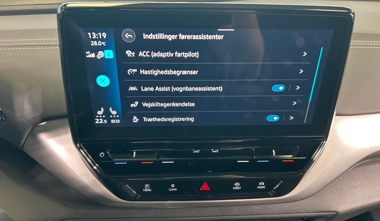 Grå VW ID.4 fra 2023